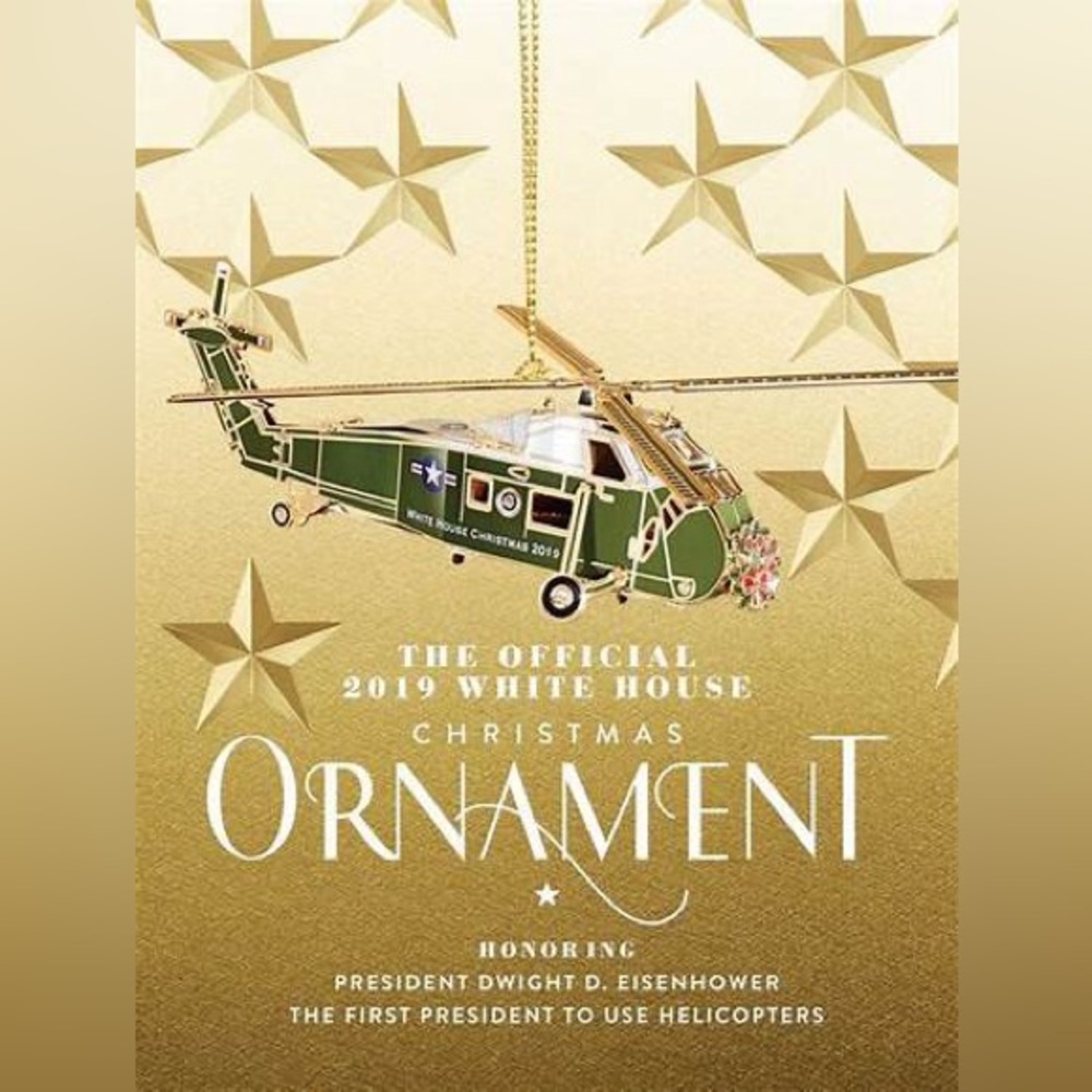 White House 2019 Helicopter ornament New in box; highly detailed metal, limited